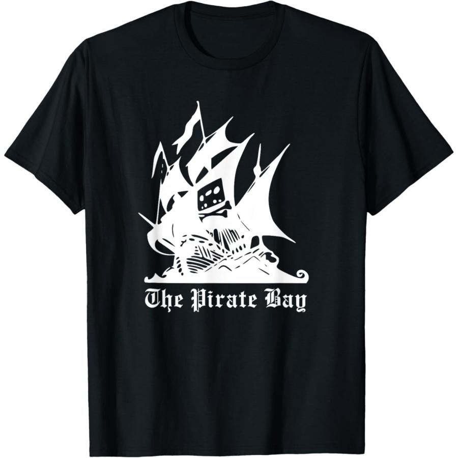 Футболка с логотипом The Pirate Bay