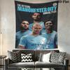Bold MCFC LegacyWall Hanging Printed Fabric Blanket Decorative Tapestries for Bedroom Living Room Home Decor