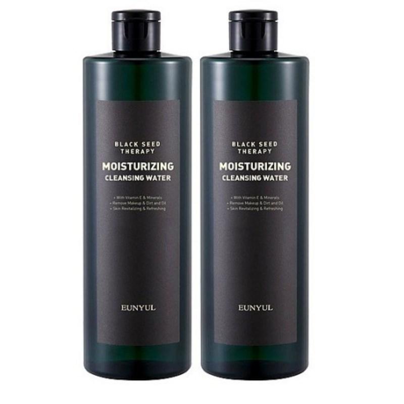 Eunyul Black Seed Therapy Moisturizing Cleansing Water, 500ml, 2 pcs