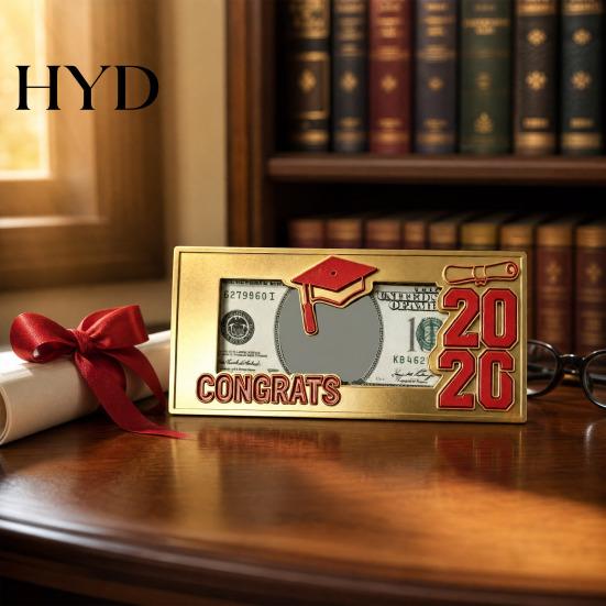 Graduation Shelf Decoration Personalized Money Holder 2026 Gifts, Metal Card Box, Funny Cap Holder, Class of High School & College Gifts Gift
