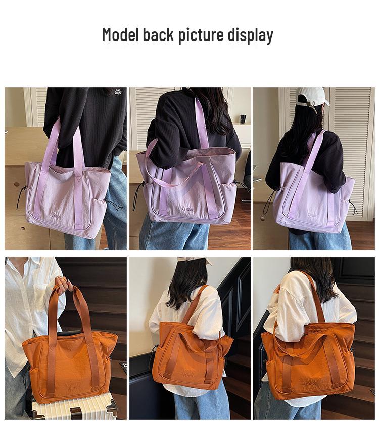 High-End Women's Lightweight Waterproof Tote: Versatile 2025 Large-Capacity Shoulder Handbag