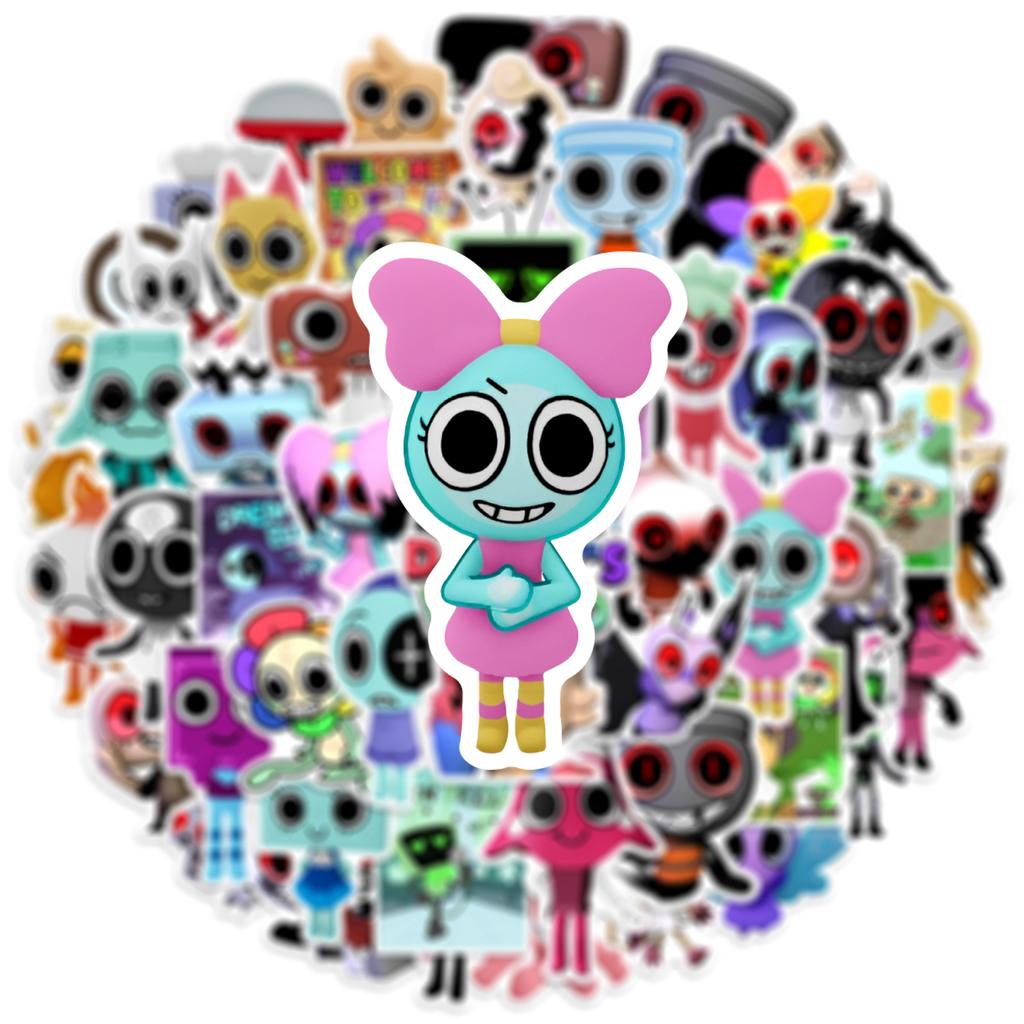 Stickers In The World Of Dandy (Dandy) Roblox Dandy's World Sticker Pack Stickers Set 52 Pcs