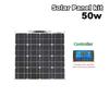 Наружная монокристаллическая 50 Вт полугибкая солнечная панель солнечная панель генерации электроэнергии фотоэлектрический модуль