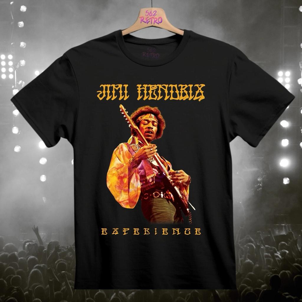 Футболка Jimi Hendrix Experience Черная Классический Рок-Бэнд S-3XL