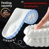 1 Pairs High Elasticity Latex Sport Insoles Soft Shoe Pads Arch Support Orthotic Insoles Breathable Deodorant Shock Absorption Cushion