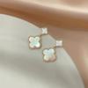 Fashionable Temperament Four-Leaf Clover Earrings High-Grade Sense Of Super Good-Looking Women's Earrings