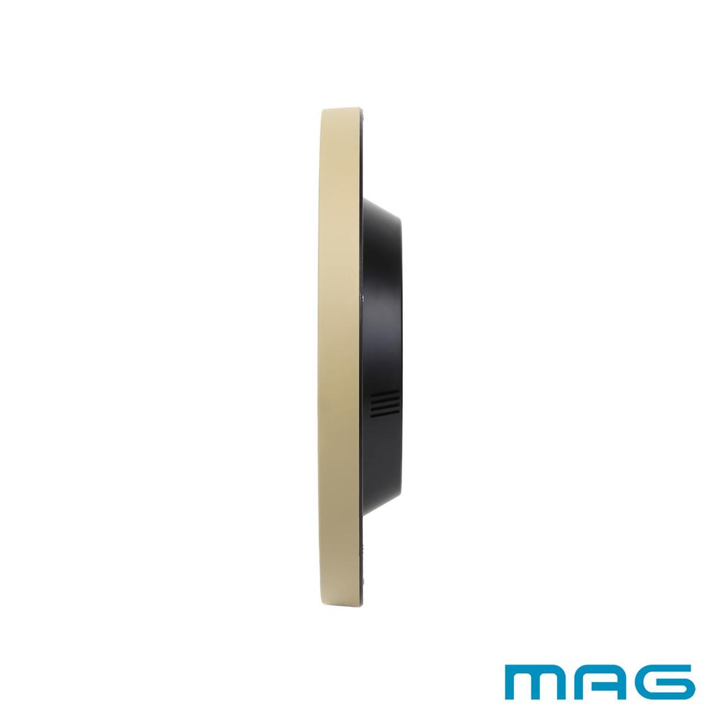 MAG настенные часы аналоговые Azusa Silent Continuous Second Arrow Natural W-742N-Z