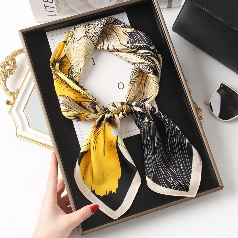 70 квадратных шарф шелковый шарф французский женский высококачественный шарф универсальный подходящий деревенский шарф-рубашка шарф