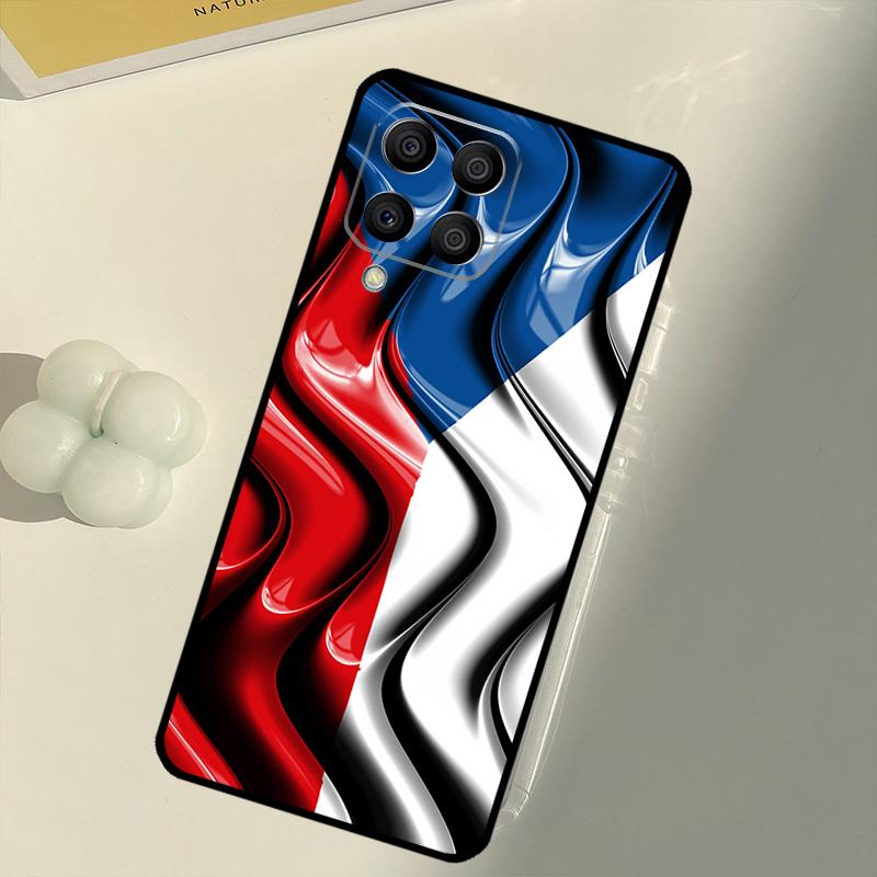 Флаг Чехии Для Samsung Galaxy M54 M21 M33 M53 M13 M12 M32 M52 M11 M31 M35 M55 M15 M14 M34 M06 M16 Чехол