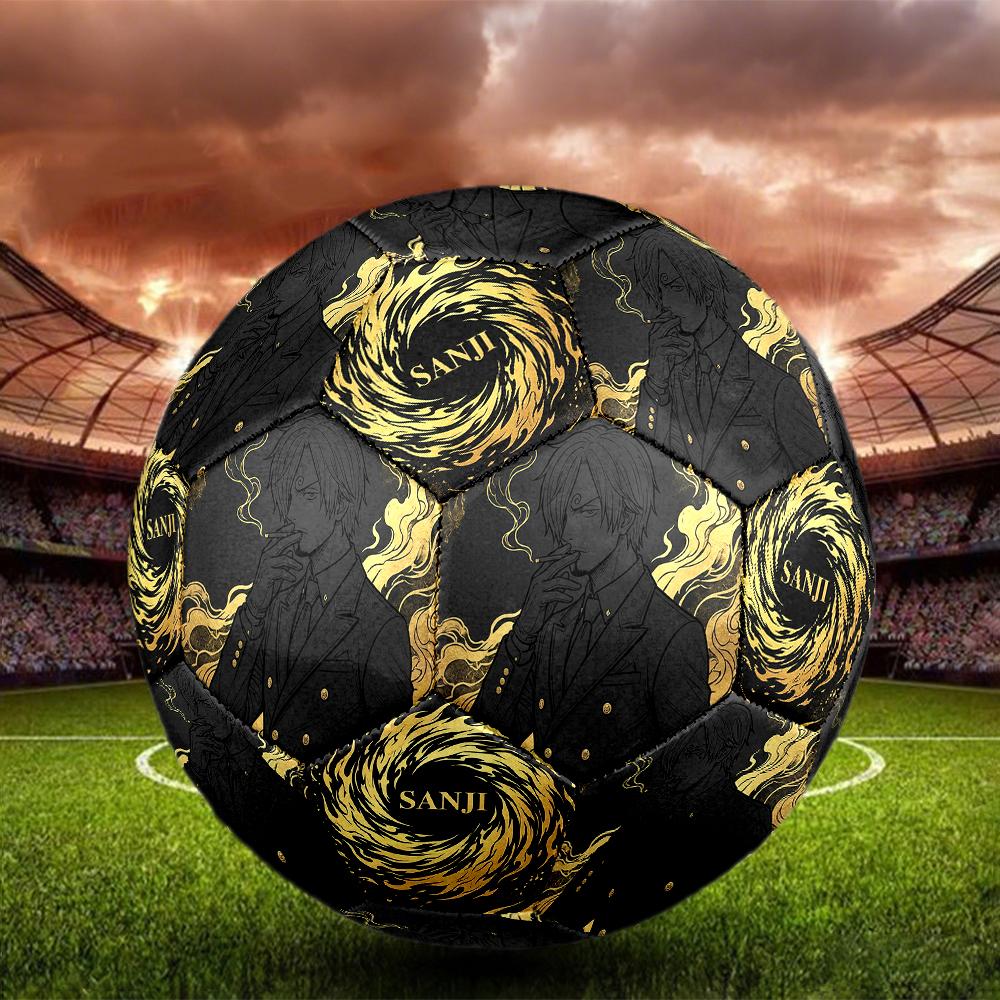 1pc One Piece Football Soccer Ball Size 5 Indoor Soccer Ball Fashion Colorful Backyard Game -Great For Sports Fans Gift HE28