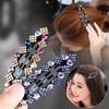 2Pcs Hair Clip Women Hair Jewelry Rhinestone Hairpins Headwear Hair Accessories Shiny Crystal