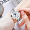 Серебряный Нержавеющий Бренд Подарок для Милые Часы для Женщин Женские Наручные часы, Стильные, Деловые, Стальные, Водонепроницаемые, Имя, Роскошные, Ей, Простые,