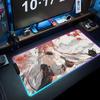 Changli wuthering Коврик для мыши RGB Игровой коврик для мыши Большой светодиодный коврик Настольный коврик для ПК Светящийся коврик для мыши Большие коврики для клавиатуры Настольный ковер С