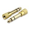 Compatibility Audio Adapter Headsets Male To Female Gold