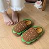 Осень Зима Накидные Женские Плюшевые Тапочки Теплые Мюли Домашние Комнатные Шлепанцы Удобная Повседневная Обувь Женская Обувь