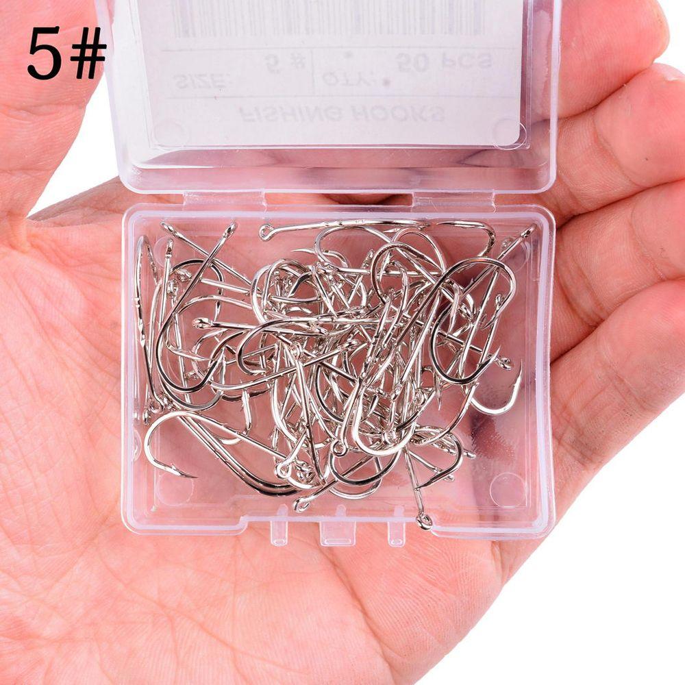 Bait Accessories Offset Narrow Bait Hook Barbed Fishhook Long Shank Fishing Hook High Carbon Steel