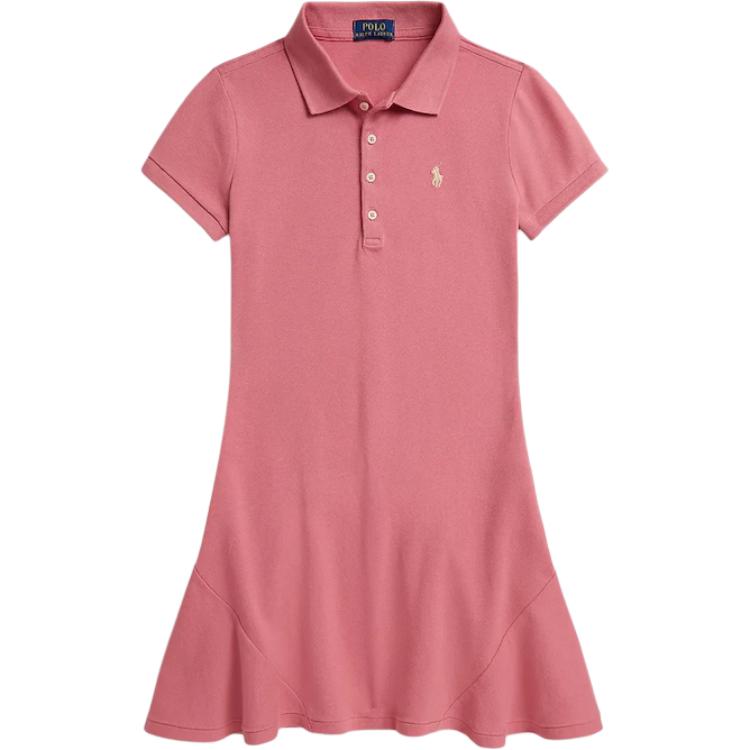 Polo Ralph Lauren Хлопковое вязаное мини-платье клеш Детские платья 313934962-503