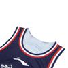 Баскетбольная майка Li Ning CBA Series Professional с логотипом и принтом, быстросохнущая, классная, мужская, фанатская, Foshan-Blue AAYTA43-1