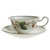 Wedgwood Wild Strawberry Archive Tea Peony Cup_Saucer [Item] 40007435/7434