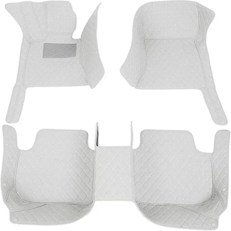 Custom Car Floor Mats For DS7 DS9 DS6 Auto Leather Waterproof Carpets Foot Coche Accessorie Floor Liners