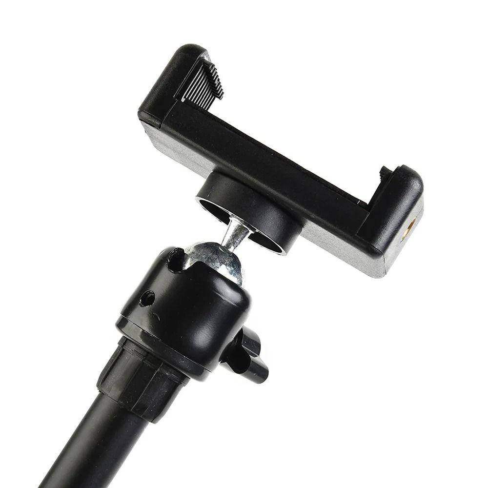 1Pcs Durable 55cm Rotating Microphone Stand Designed 3/8 Thread Cross Bar Mic Clip Adjustable Crossbar Arms Phone Holder
