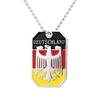 GERMAN FLAG DOG TAG Deutschlnnd Flag Dogtags Custom Germany Flag Dog Tags