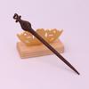 Hair Clasp Ladies Gift Wooden Vintage Ebony Accessories Guajacwood Hairpin
