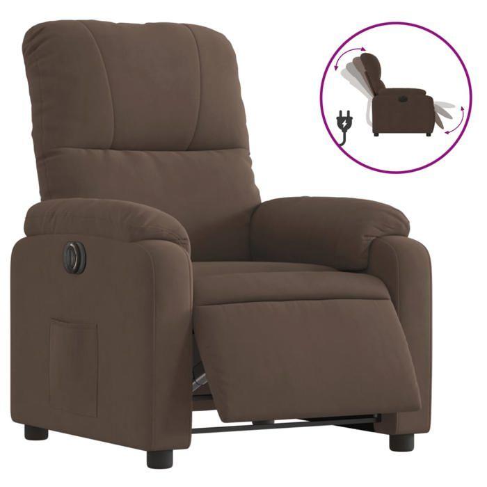 VidaXL Electric Recliner, Relaxation Chair with Adjustable Backrest and Footrest, Living Room Seat 3204914