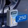 3in1 Car Air Pump Portable Electric Auto Tyre Inflator Digital Display with LED Light Illumination