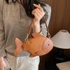 Милая Сумка Кроссбоди Женская в Форме Рыбы, Креативная 3D Сумка-Мини из ПУ Кожи с Рисунком Животного, Оригинальная Маленькая Сумка на Плечо Для Повседневной Носки, Вечеринки, Свиданий, Подарок