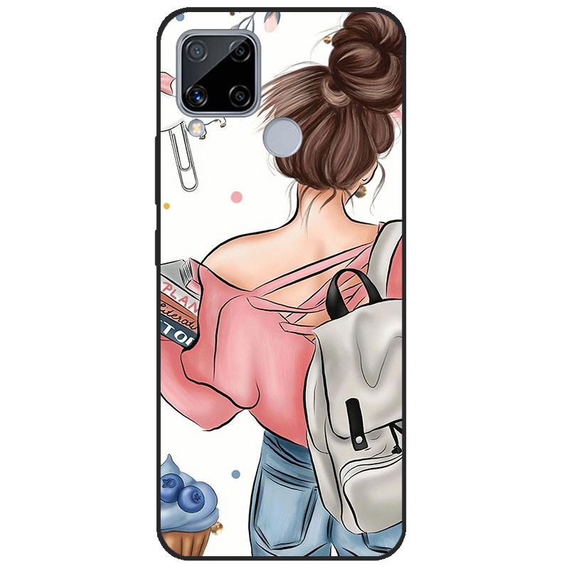 Для OPPO Realme C15 Чехол Силиконовый Мягкая Задняя Крышка Чехол для Телефона Для Realme C15 C 15 Funda Силиконовый Чехол Для Realme C15 Чехол Coque