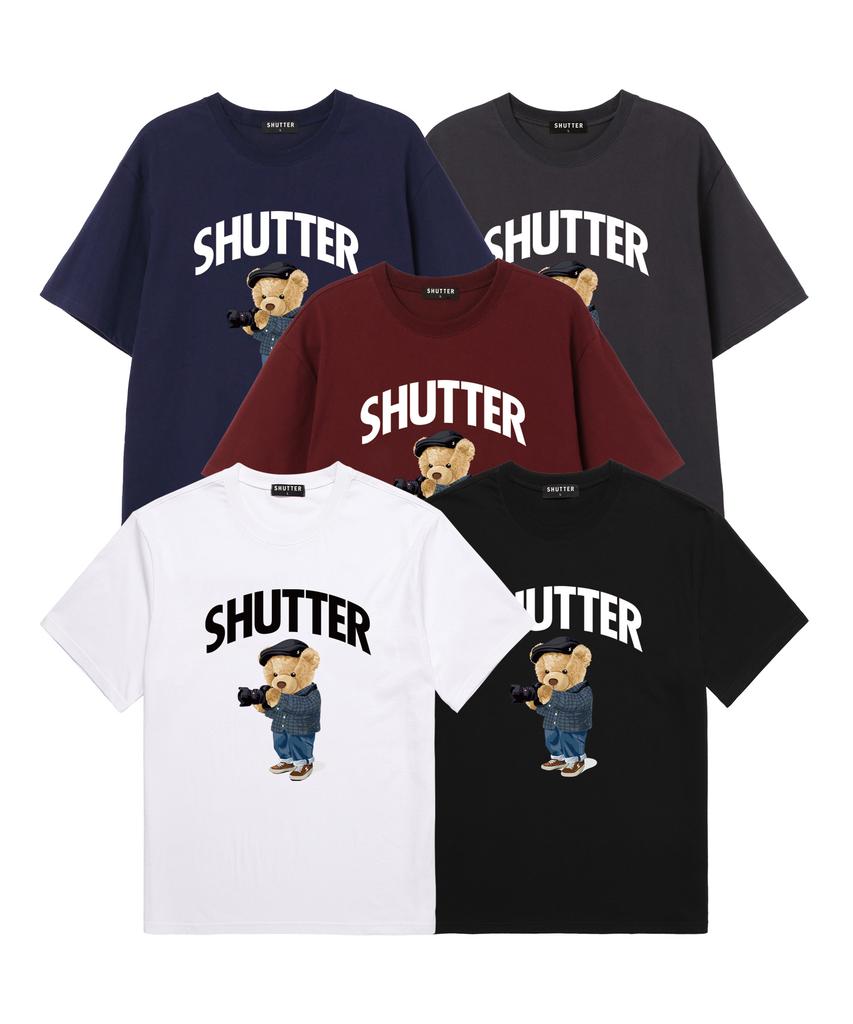 SHIRTER Футболка с коротким рукавом Медведь (Ss035) белый (Тип B)