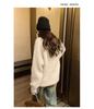 Women's Korean V-neck Sweater - New 2023 Loose Knit Top for Autumn and Winter