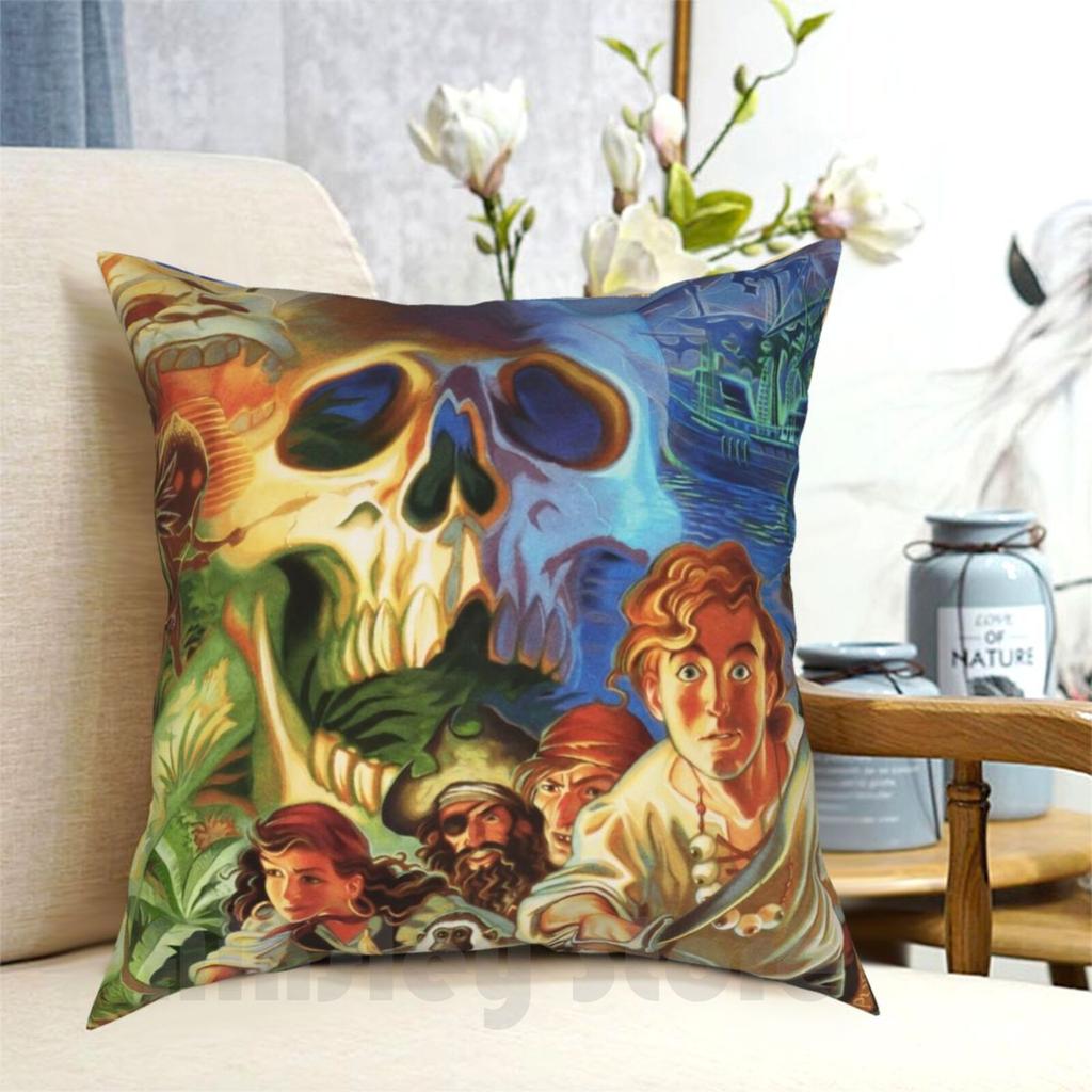 The Secret Of Monkey Island ( High Contrast ) Pillow Case Printed Home Soft DIY Pillow Cover Monkey Island Secret Of