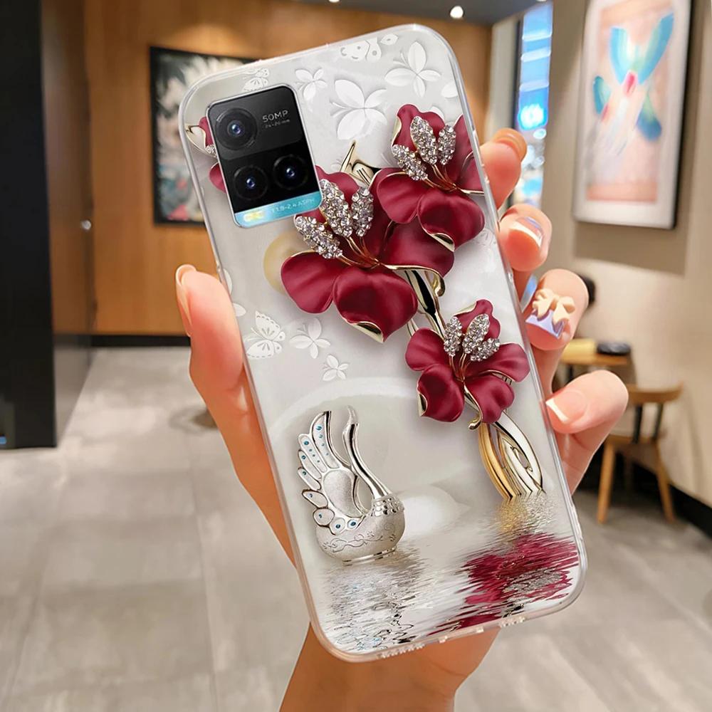 Для Vivo Y21 2021 Y33S Чехол для телефона Высококачественный силиконовый чехол Funda Для Vivo y33s y21 Y21s Задняя крышка Чехол Защитник Coque