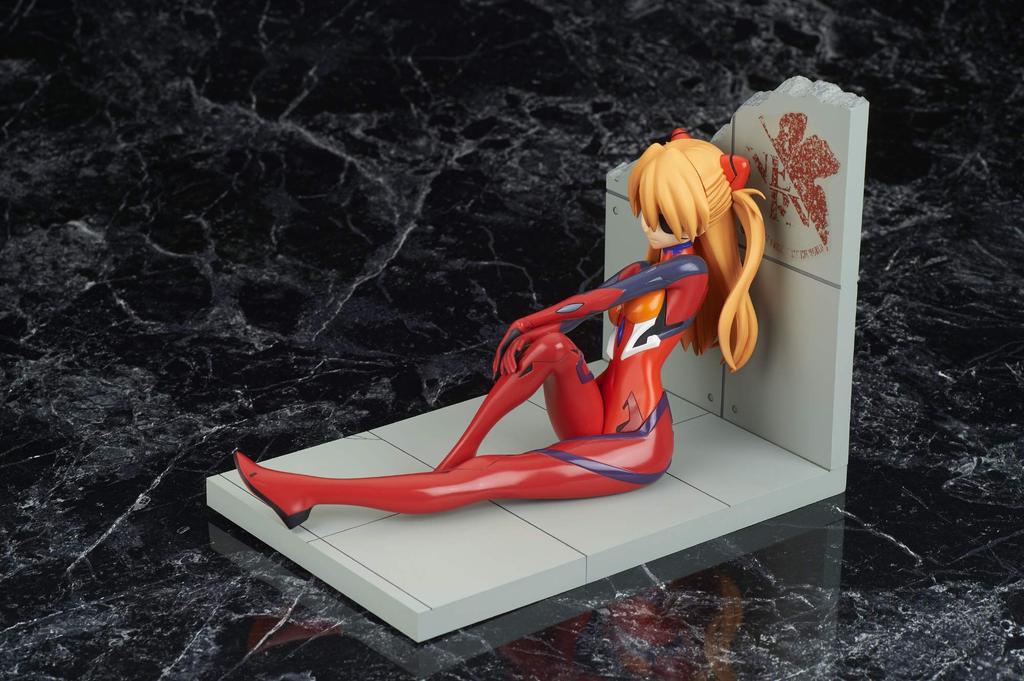 Shin Evangelion Театральная версия Shikinami Asuka Langley Plug Suit Новая Театральная версия Цветная шкала ПВХ Окрашенная Полная Фигурка BF090 Ver. 1/7