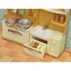 Sylvanian Families EPOCH Kitchen Set with Stove and Sink for Dollhouse Toys Ages 3 and Up
