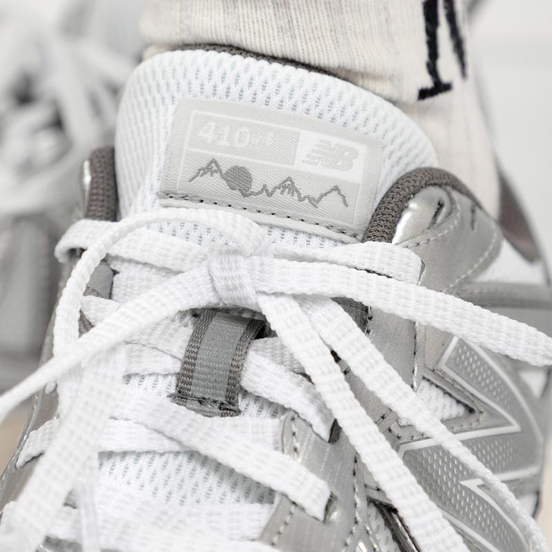 New Balance 410 Wide White Silver Sneakers MT410KM5