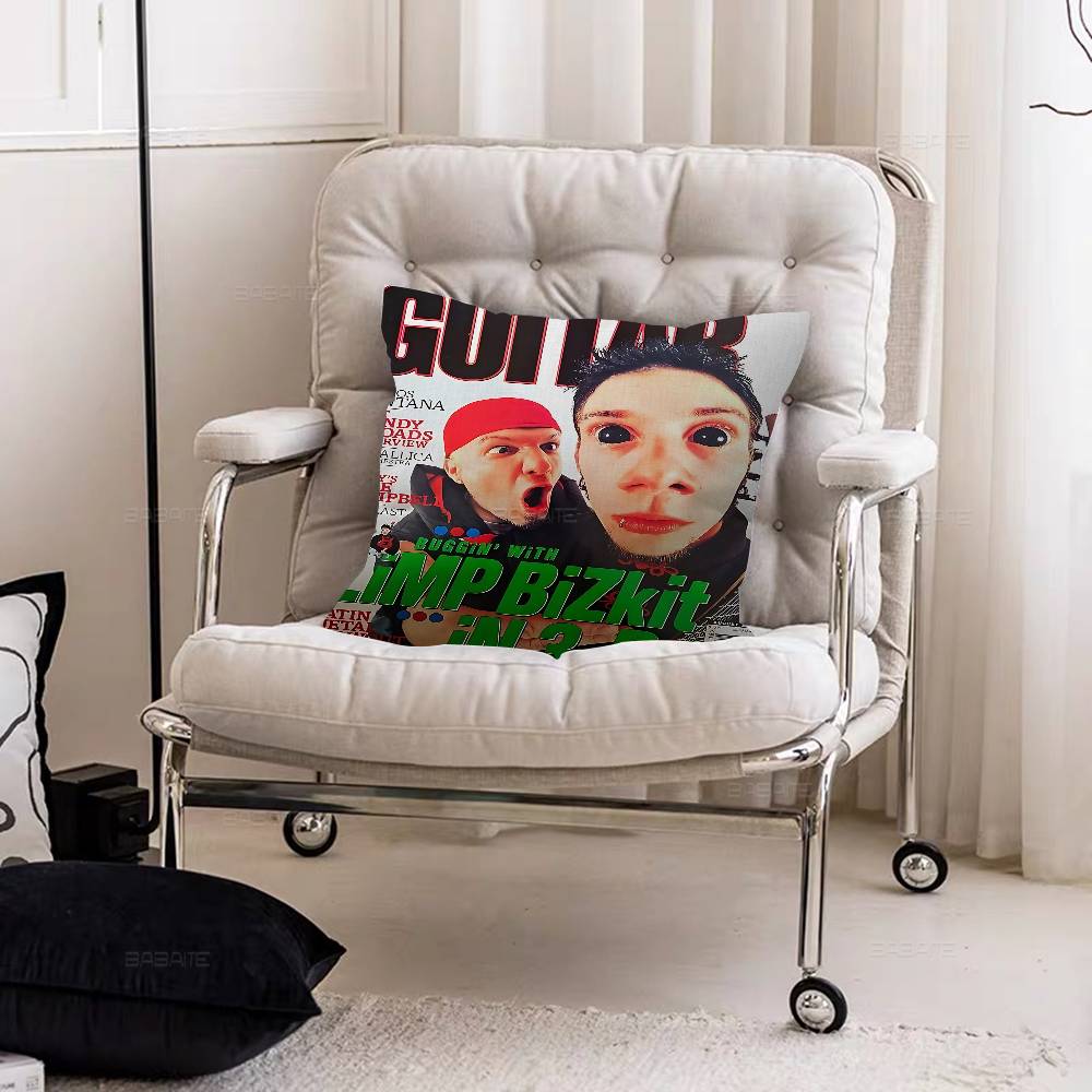 Rock Band L-Limp Bizkit Pillow Cover Design Cushion Cover Decor Holiday Decorati