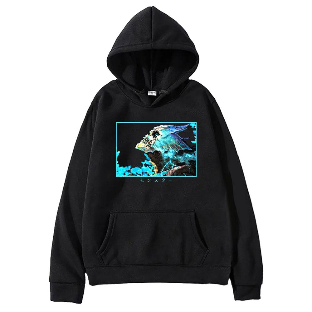 Аниме Кайдзю Нет. 8 графических принтованных худи с капюшоном для мужчин и женщин, эстетичные модные толстовки, удобная уличная одежда, унисекс-толстовка в стиле Харадзюку