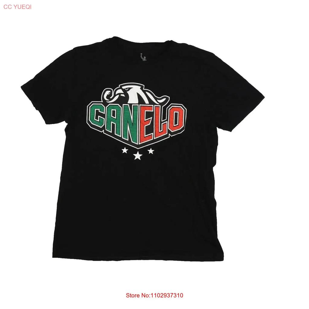 Canelo Alvarez T Shirt Unisexs Medium Black Boxing Athlete Stars Vintage Stylish Stretched Slightly Graphic