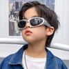 Bolalar Y2K quyoshdan saqlaydigan ko'zoynaklari Shaxsiy Lashtirilgan Ochiq Havoda Quyoshdan Saqlaydigan Ko'zoynaklar Velosiped Sporti Hip-Hop Ko'cha Ko'zoynaklari Botiq Stil