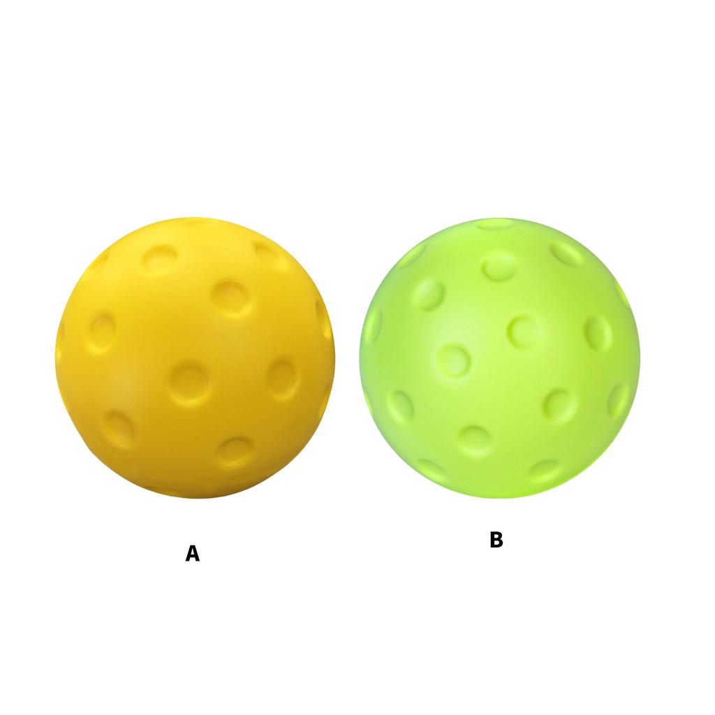 Мячи для пиклбола из мягкого пеноматериала, мягкие мячи для пиклбола из полиуретана, для игры в помещении и на открытом воздухе, с низким уровнем шума, устойчивые к ударам