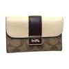 New Grace Canvas With Leather Clutch Wallet Mini Women's Light Khaki & Chalk CC060-IMOTV