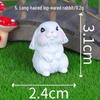 Miniature Rabbit Garden Ornaments - Cute, Realistic Resin Decoration for Creative Landscaping