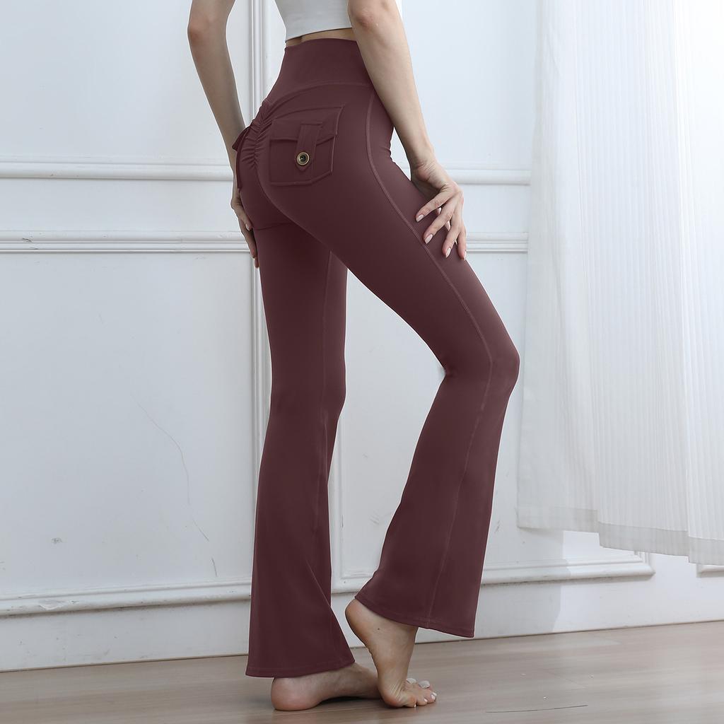 Новые повседневные рабочие штаны для йоги, длинные брюки, облегающие спортивные брюки для поднятия бедер, одежда для йоги, фитнес-брюки для женщин