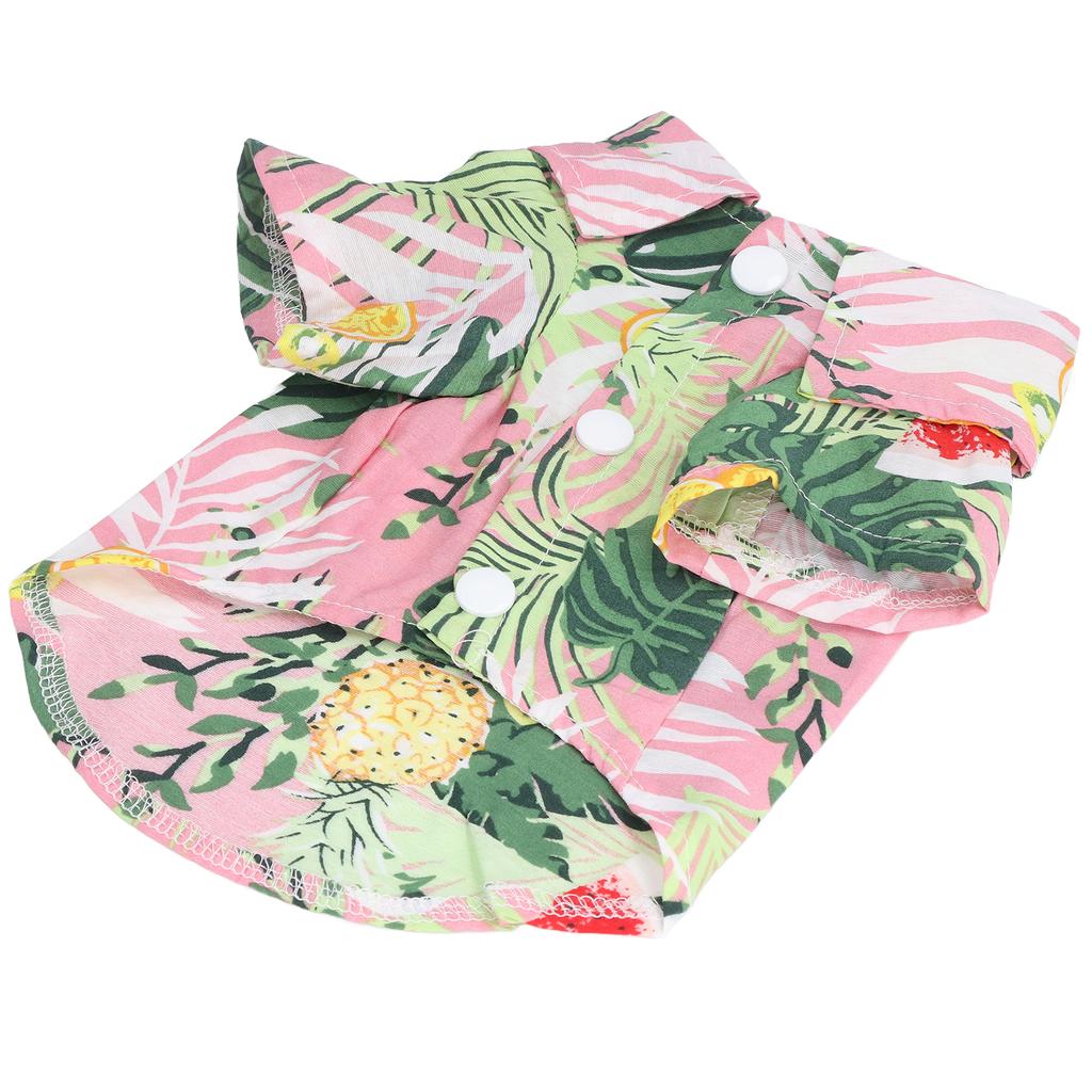 Pet Hawaiian Shirt Cute Breathable Cotton Hawaiian Dog Summer T Shirt for Cats Dogs RabbitsXL