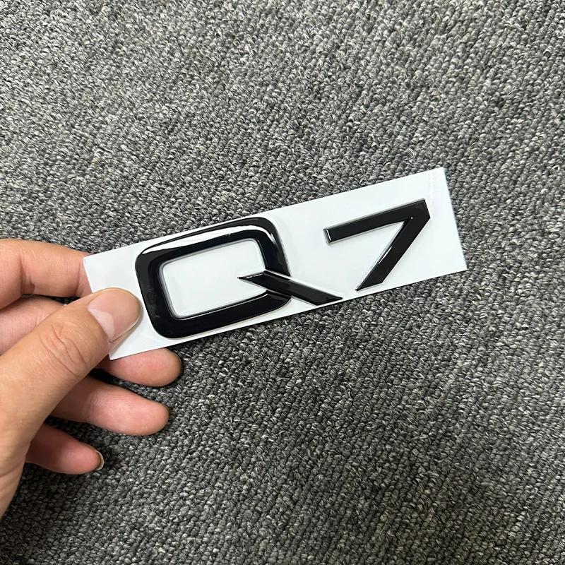 2026 The new ABS letter 3D sticker For 4UYUE Q2 Q3 Q5 Q7 Q8 logo quattro Sline Black Silver general