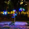 2 Modes Switching LED Floral Firework 6/810 Heads Landscape Lighting Solar Lawn Lamp  Party