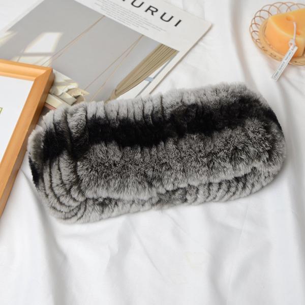 Ew зимний уличный женский шарф из натурального меха кролика рекса, шарфы из натурального густого меха, российские теплые повязки на голову из 100% натурального меха кролика рекса